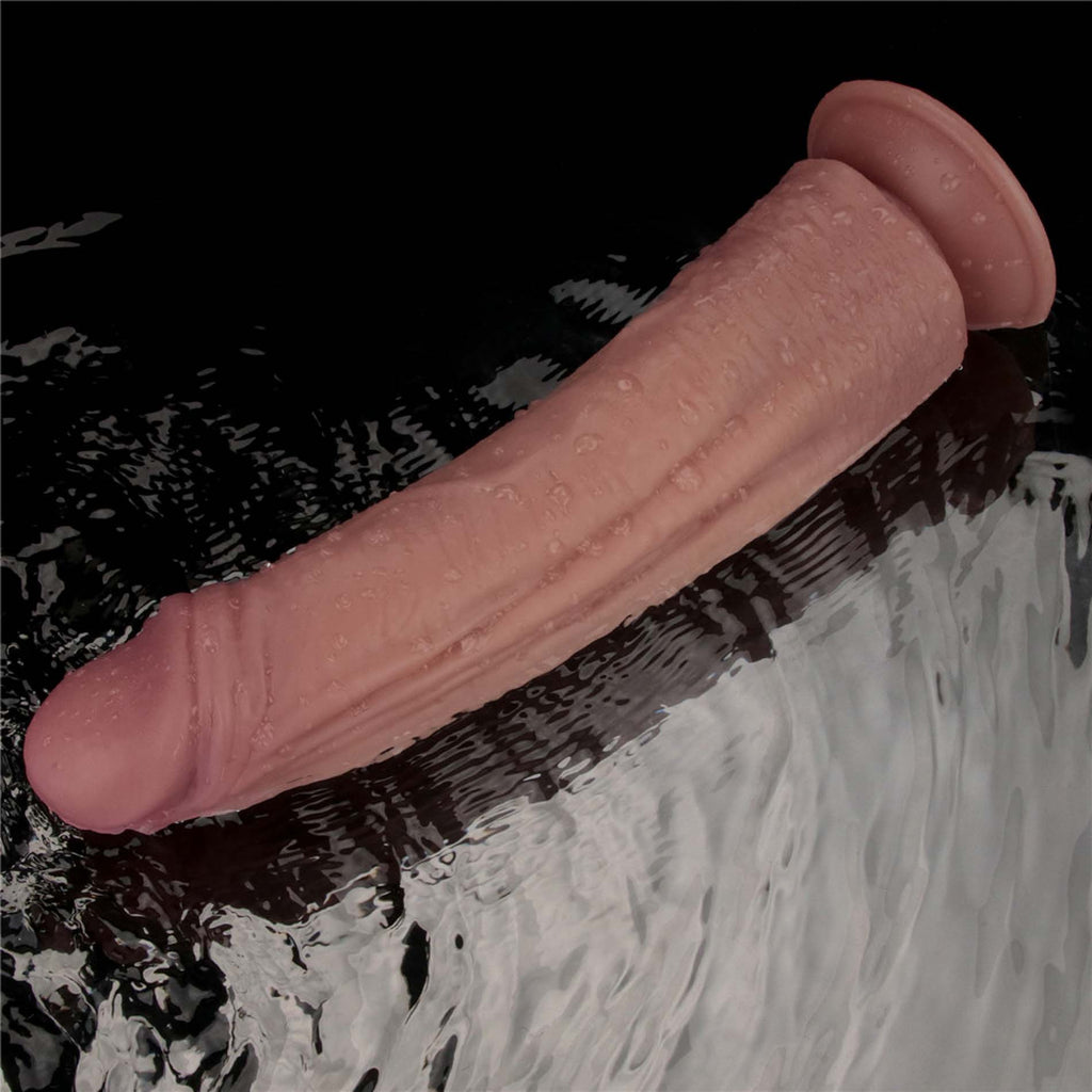 Lovetoy 10.5'' Vibrating Dual Density Power Cock Lovetoy
