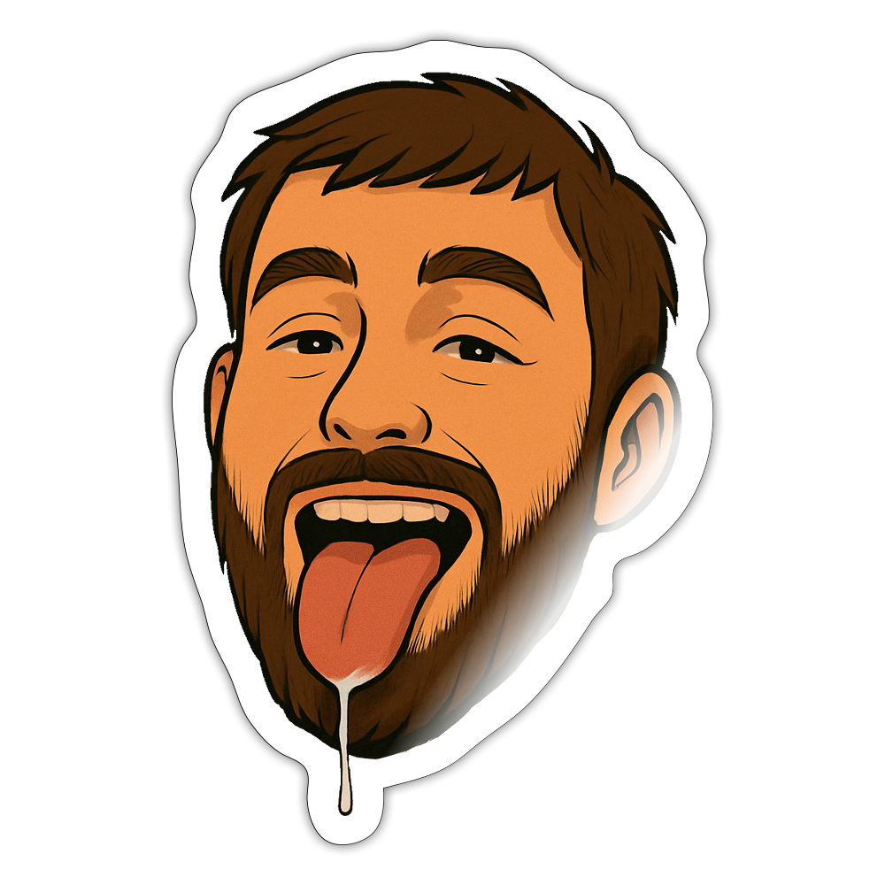 Gooner Sticker - white glossy