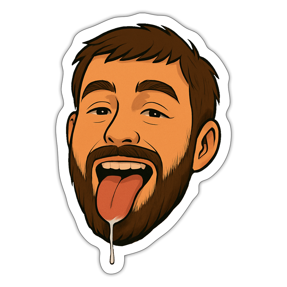 Gooner Sticker - white matte