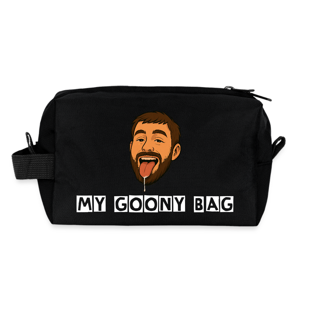 Recycled Zip Bag - black