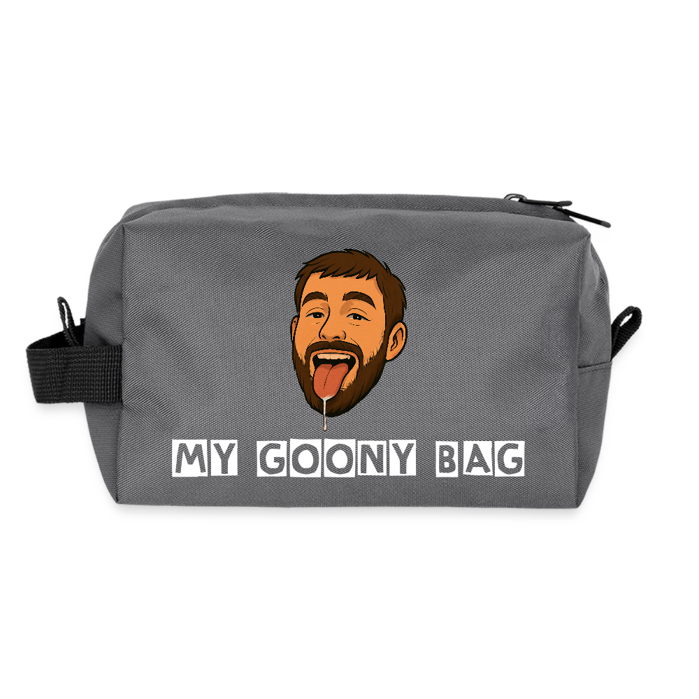 Recycled Zip Bag - anthracite