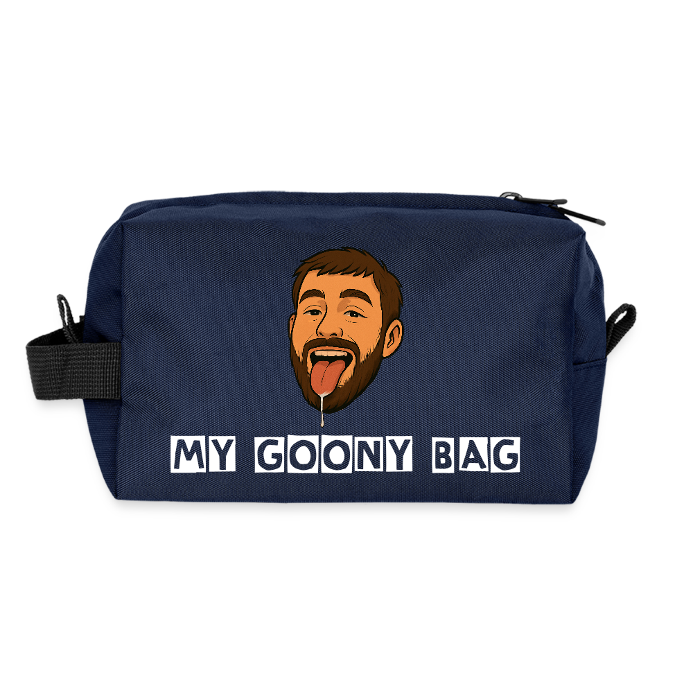 Recycled Zip Bag - navy