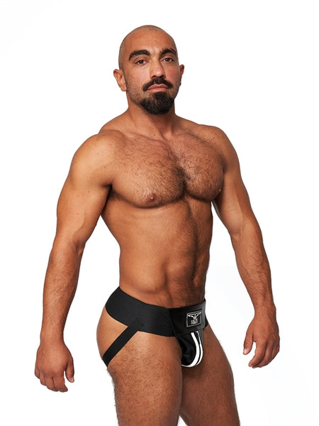 Mister B Leather Premium Jockstrap - White
