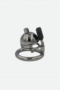 Stahl Mini-Keuschheitskäfig mit Plug