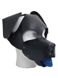 Mister B Leder Floppy Dog Hood - Schwarz-Schwarz