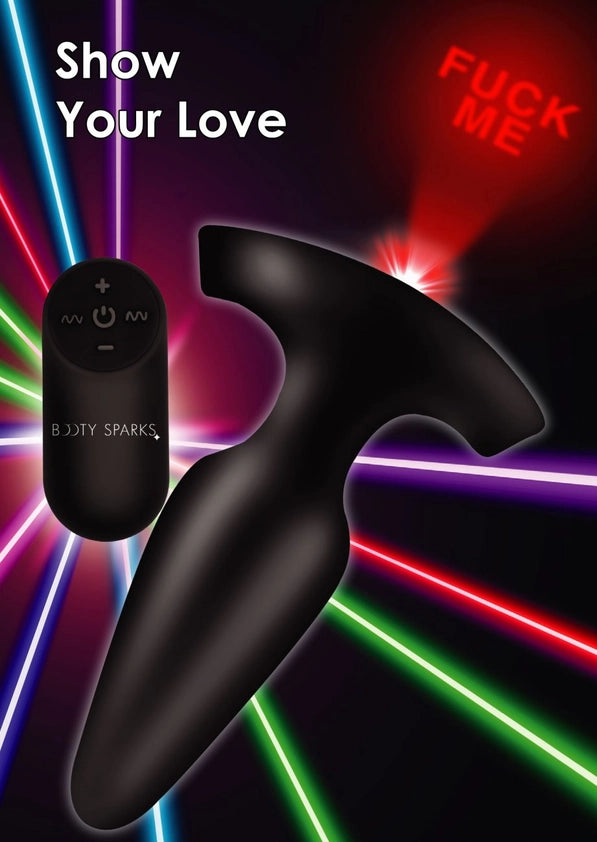 28X Laser Fuck Me Silicone Anal Plug w/Remote
