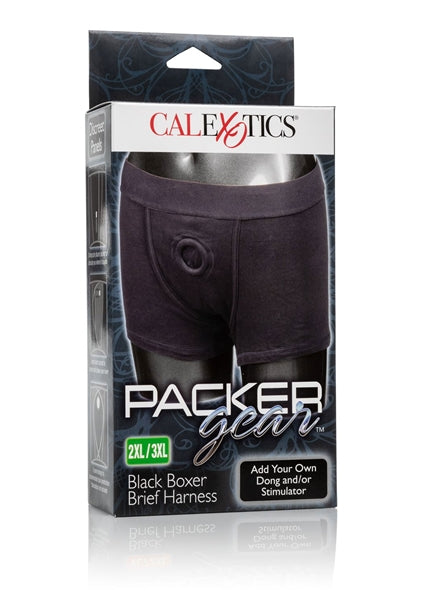 Packer Gear Schwarze Boxer Brief Harness
