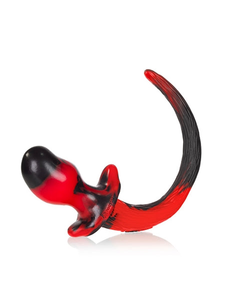 Oxballs Puppy Tail Czarno-Czerwony