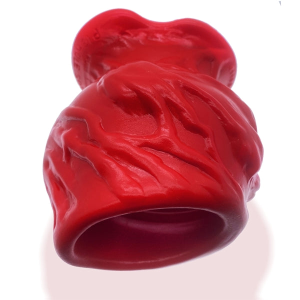 Oxballs PIGHOLE Squeal FF Veiny Hollow Plug - Red