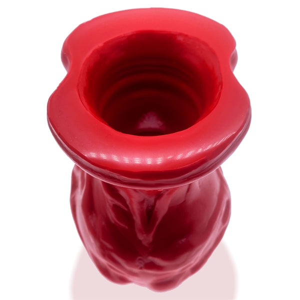 Oxballs PIGHOLE Squeal FF Veiny Hollow Plug - Red