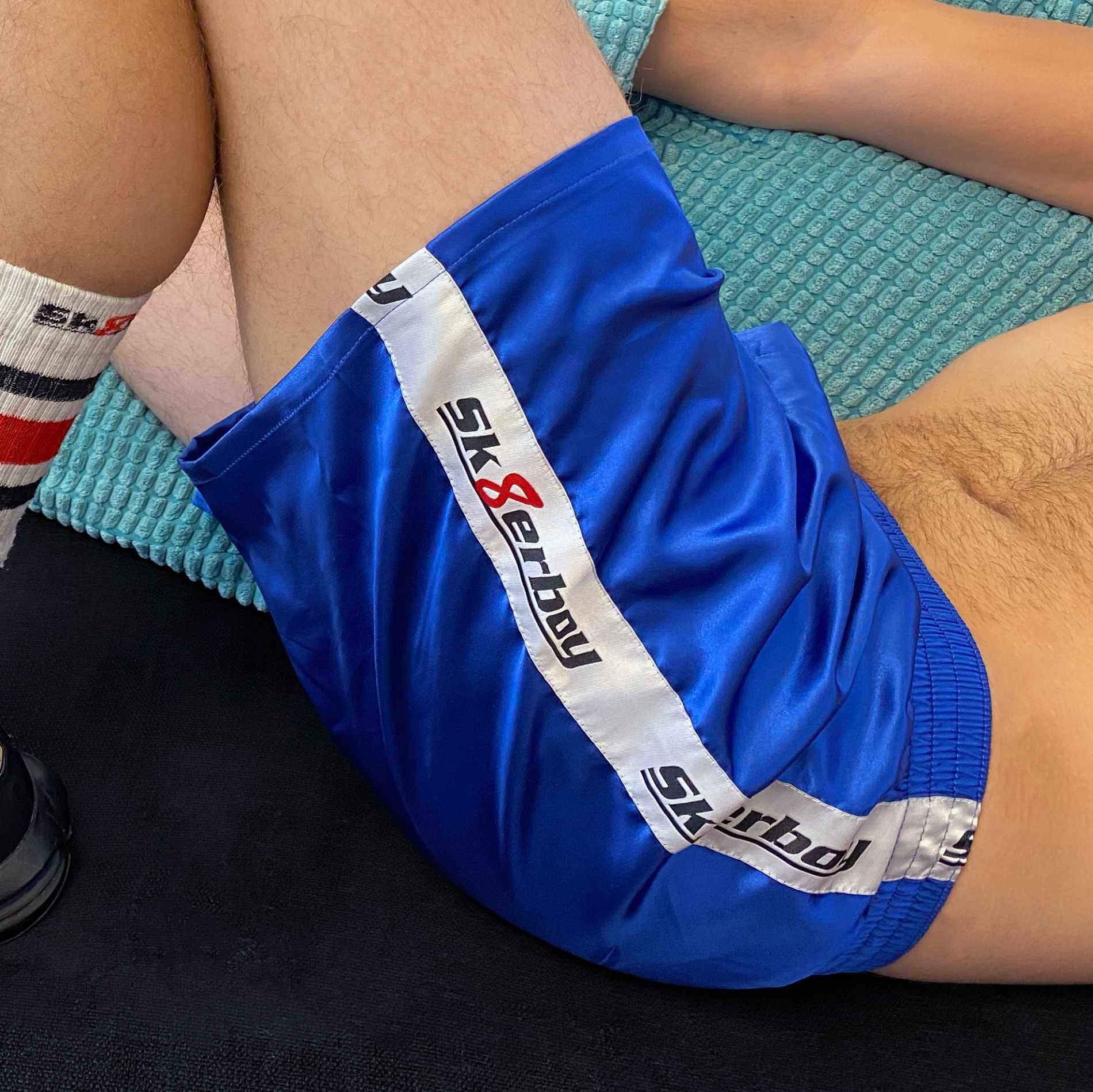 Sk8erboy® Glänzende Boxershorts blau