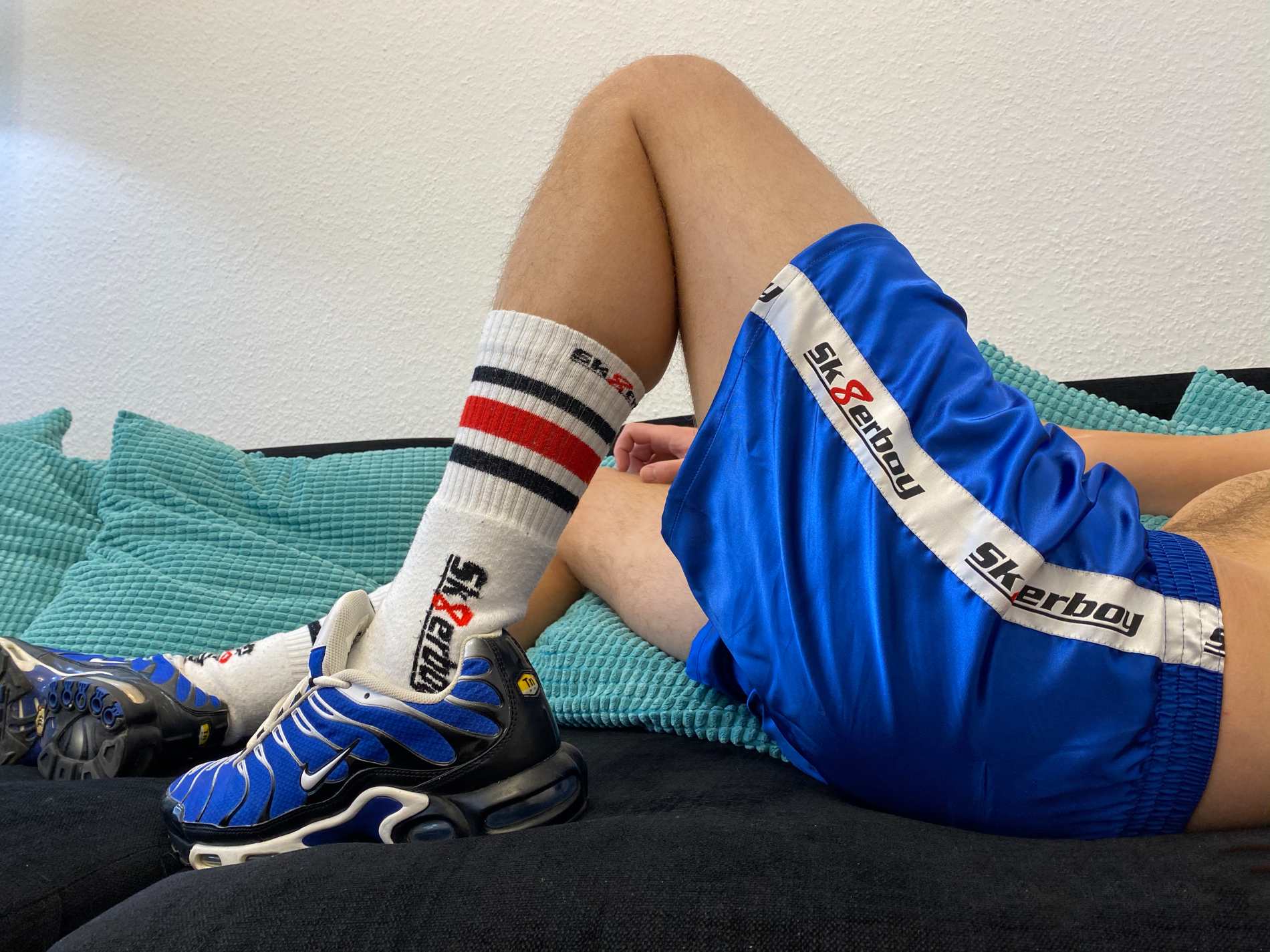 Sk8erboy® Glänzende Boxershorts blau