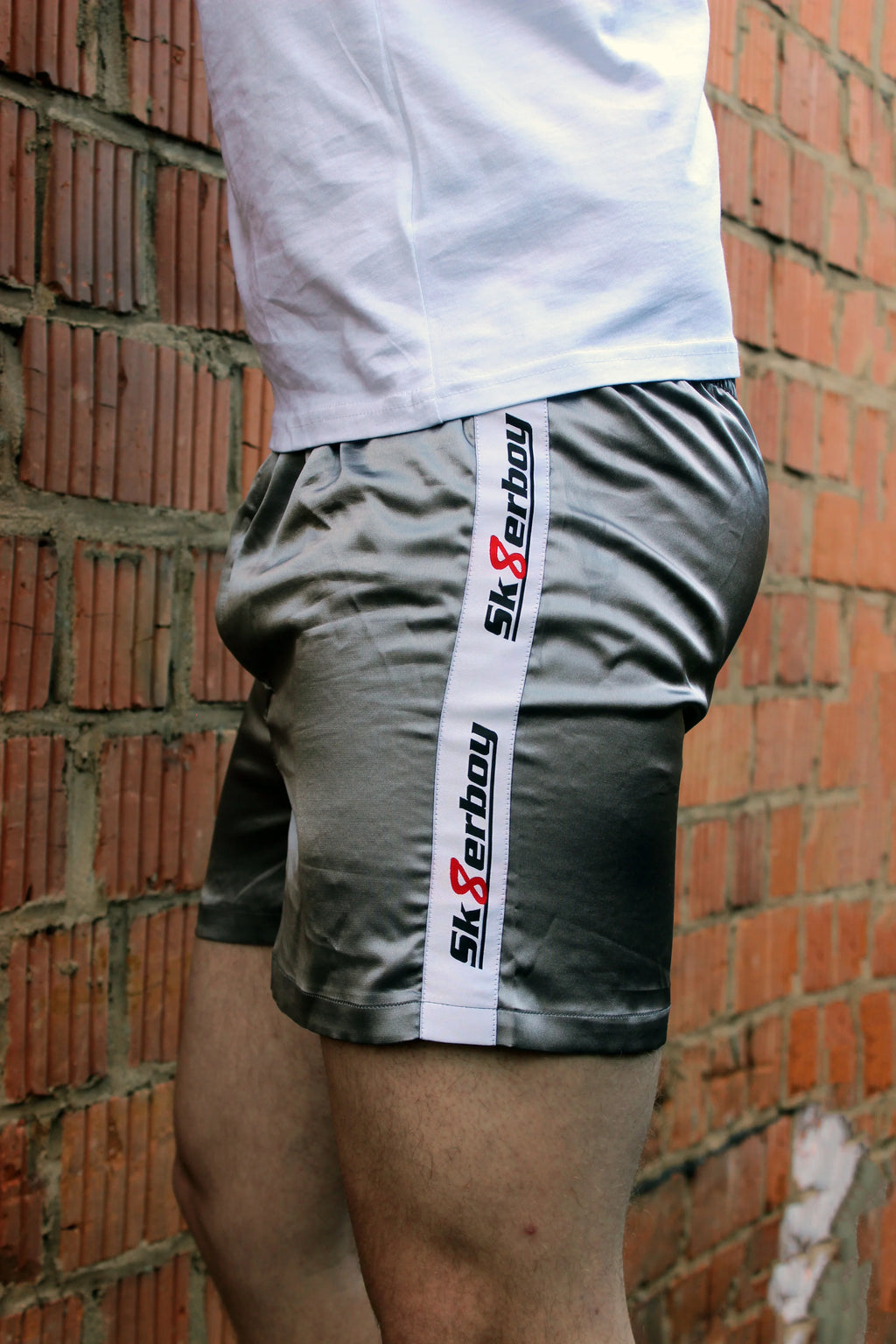 Sk8erboy® Shiny Boxer shorts silver