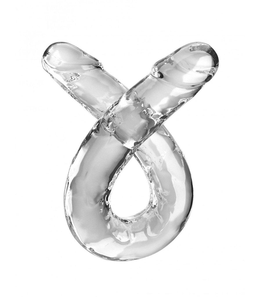 18" DOUBLE DILDO CLEAR