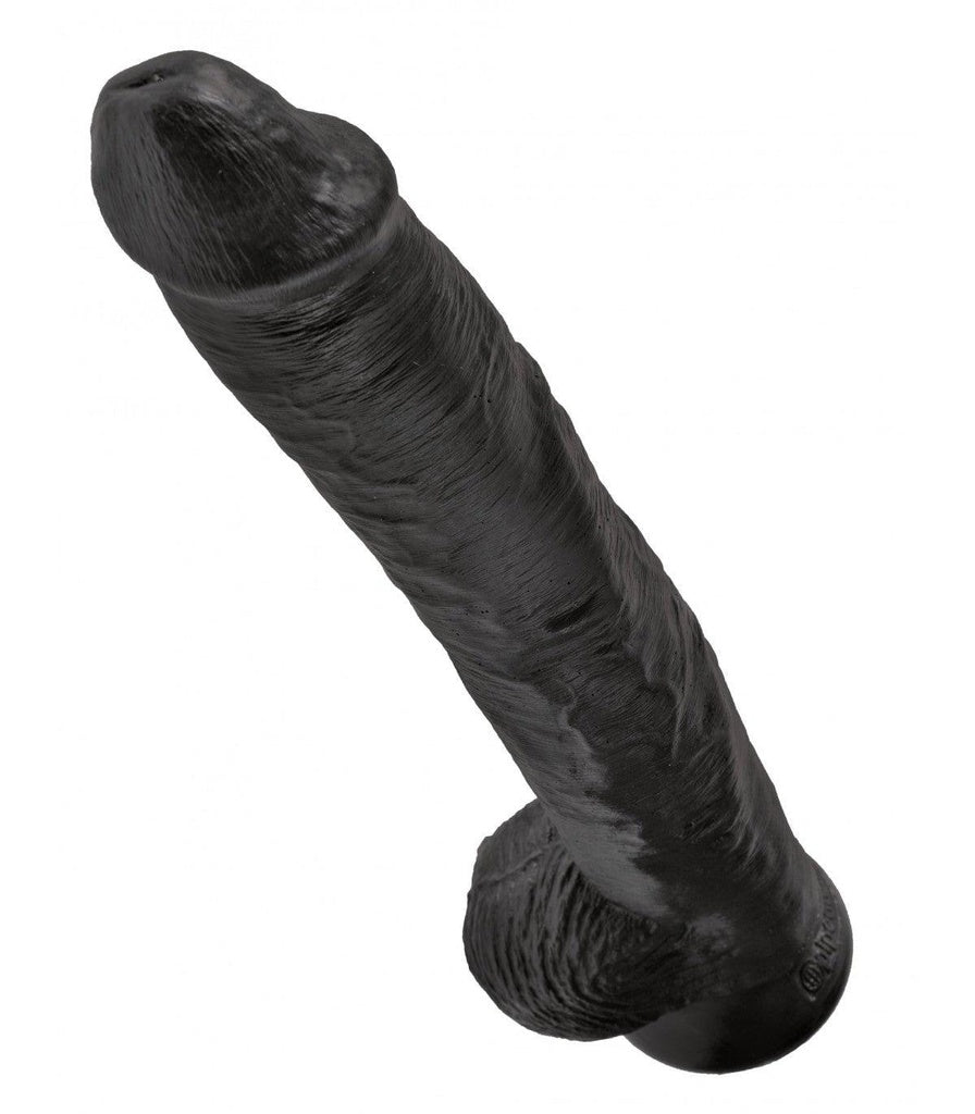 14" HAHN MIT KUGELN SCHWARZ