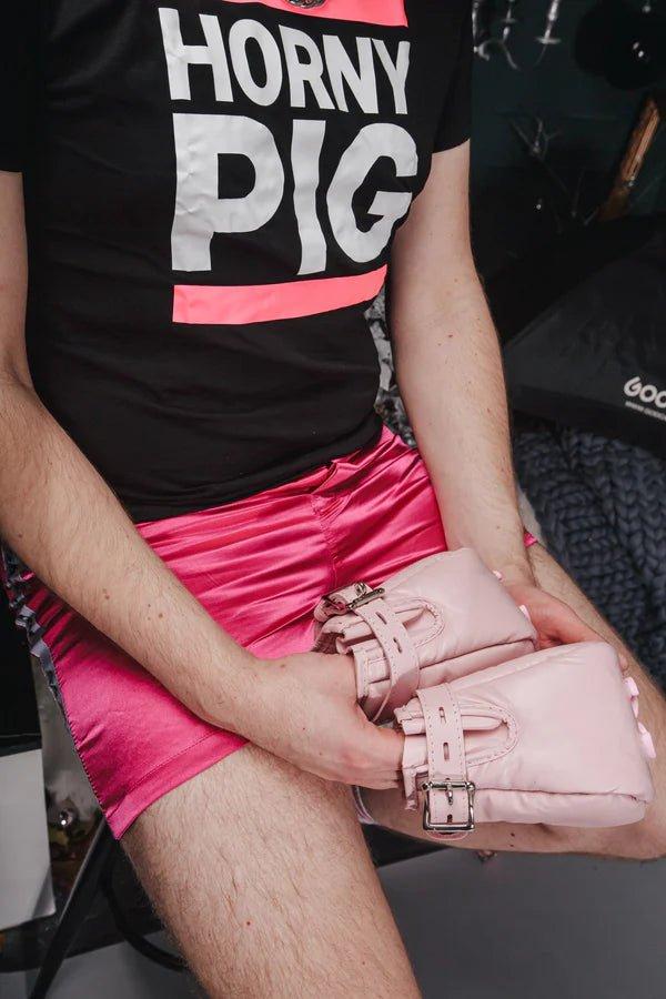 Sk8erboy® Błyszczące bokserki w kolorze magenta