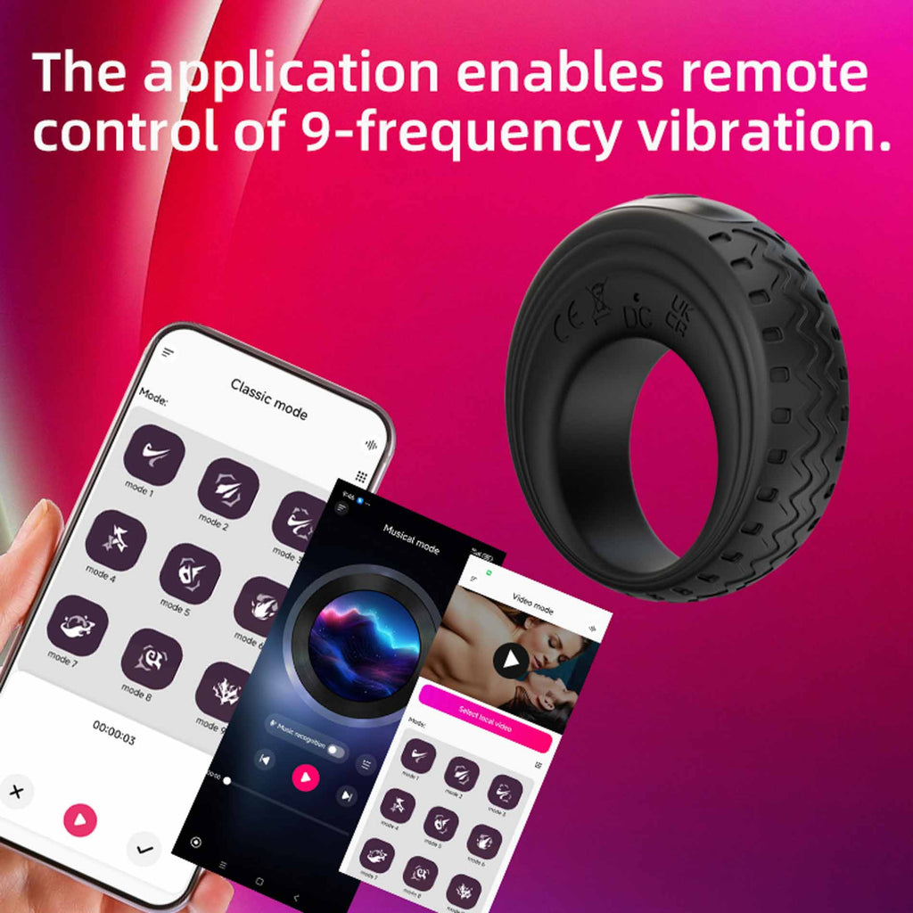 App-Controlled Vibrating Cock Ring Boys of Toys Sp. z o.o.