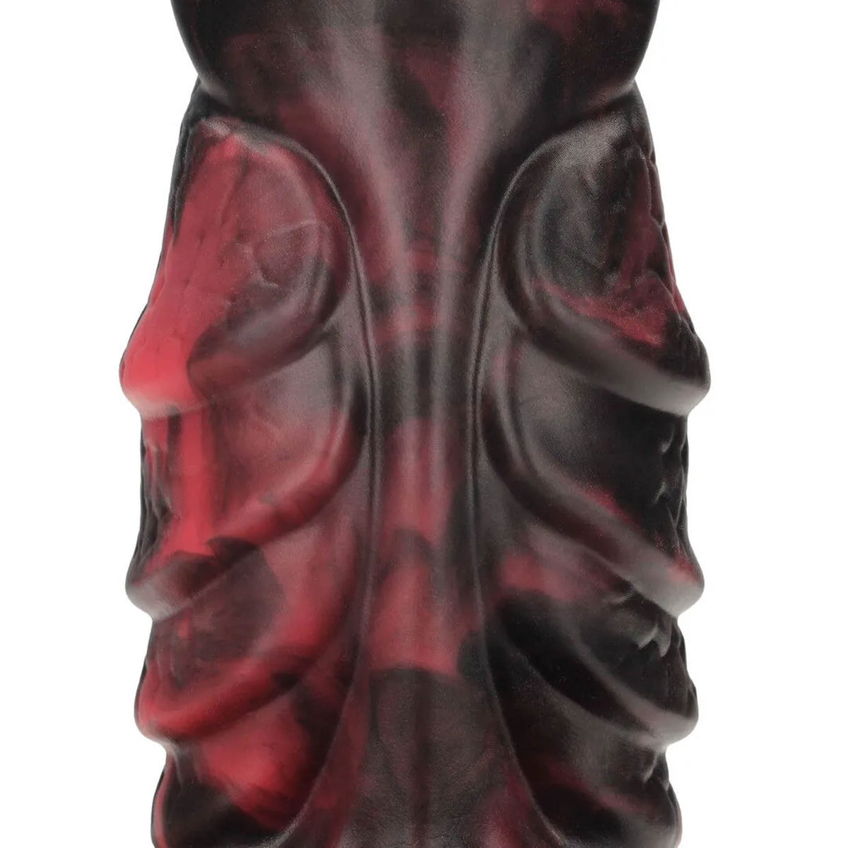 Infernal Demon - Silicone Dildo - Red/Black SHOTS
