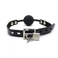 Toyz4lovers Ball Gag with Lock - Black Toyz4lovers
