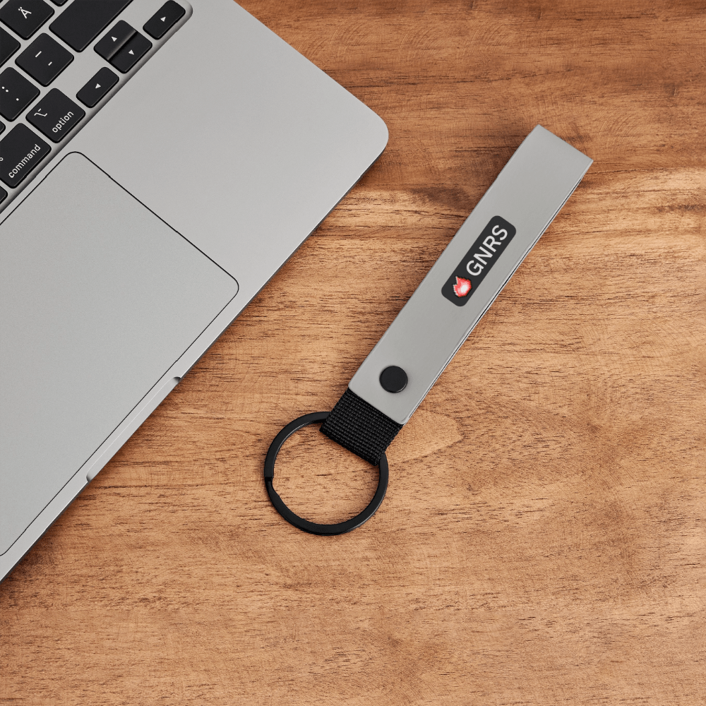 Matte minimalist keyring - Rawr Cave