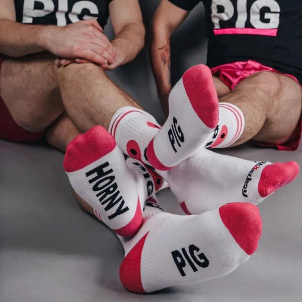 Sk8erboy® HORNY PIG Socks - Rawr Cave