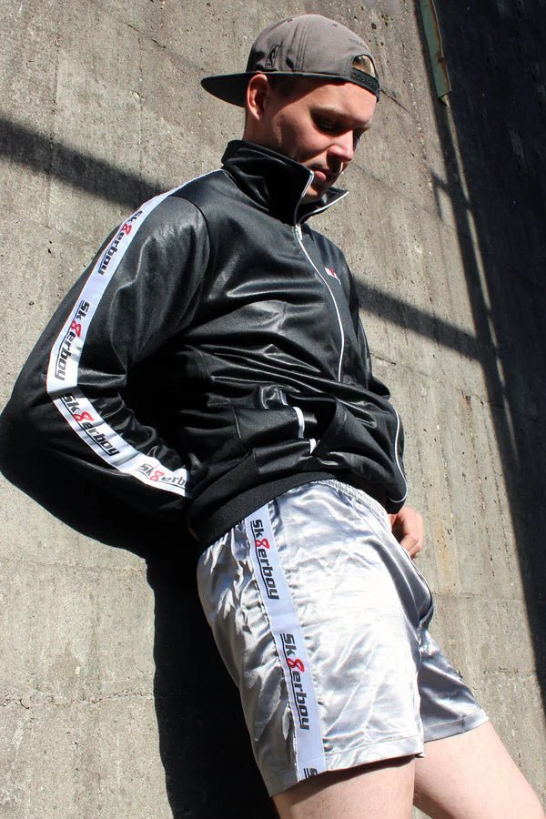 Sk8erboy® Shiny Boxer shorts silver - Rawr Cave