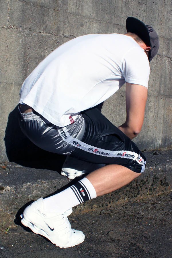 Sk8erboy® Shiny Boxer shorts silver - Rawr Cave