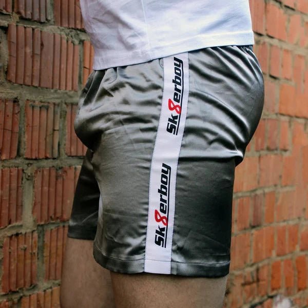 Sk8erboy® Shiny Boxer shorts silver - Rawr Cave